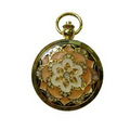 Pocket Watch w/ Chain (Cream Gemstone Emblem)
